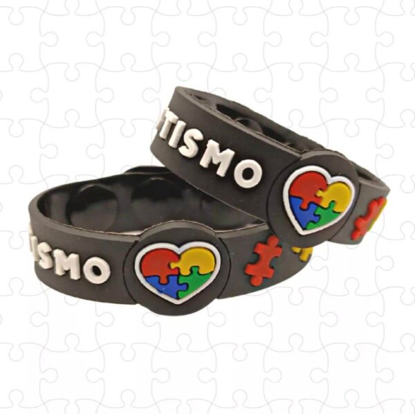 Pulseira Autista Silicone Adulto e Infantil - Image 3