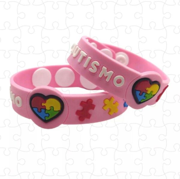 Pulseira Autista Silicone Adulto e Infantil - Image 2