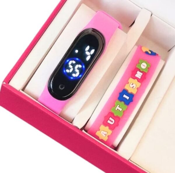 Kit Relógio Infantil/ Adulto Digital Led à prova D'água + Pulseira - Image 2